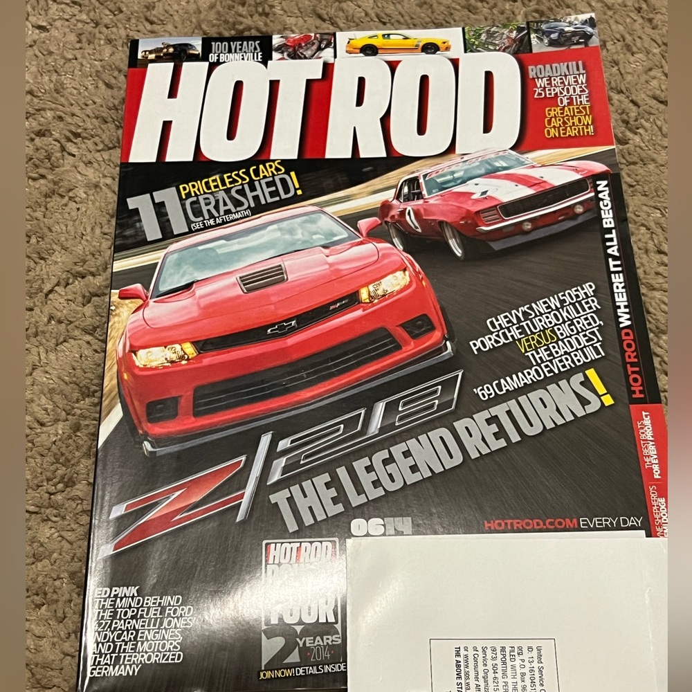 Hot Rod Magazine June 2014 Rat Rod Roadkill Pro Touring
